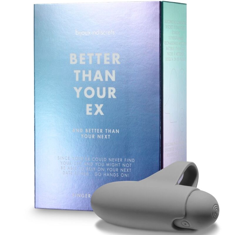 BIJOUX - BETTER THAN YOUR EX BALA VIBRADORA 10 VIBRACIONES GRIS - Imagen 2