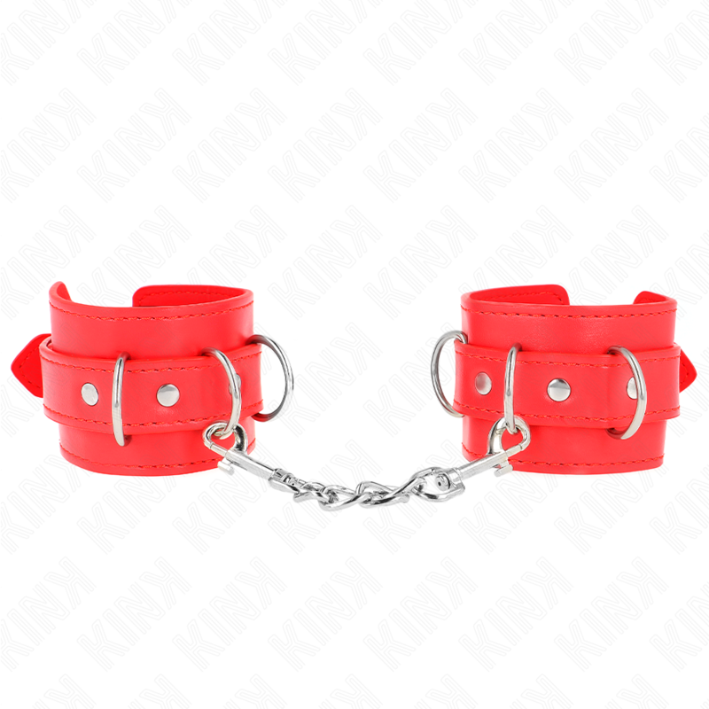 KINK - RESISTENZA DA POLSO CON 3 ANELLI A D REGOLABILE ROSSO 17,5-25 CM X 6 CM - immagine 2