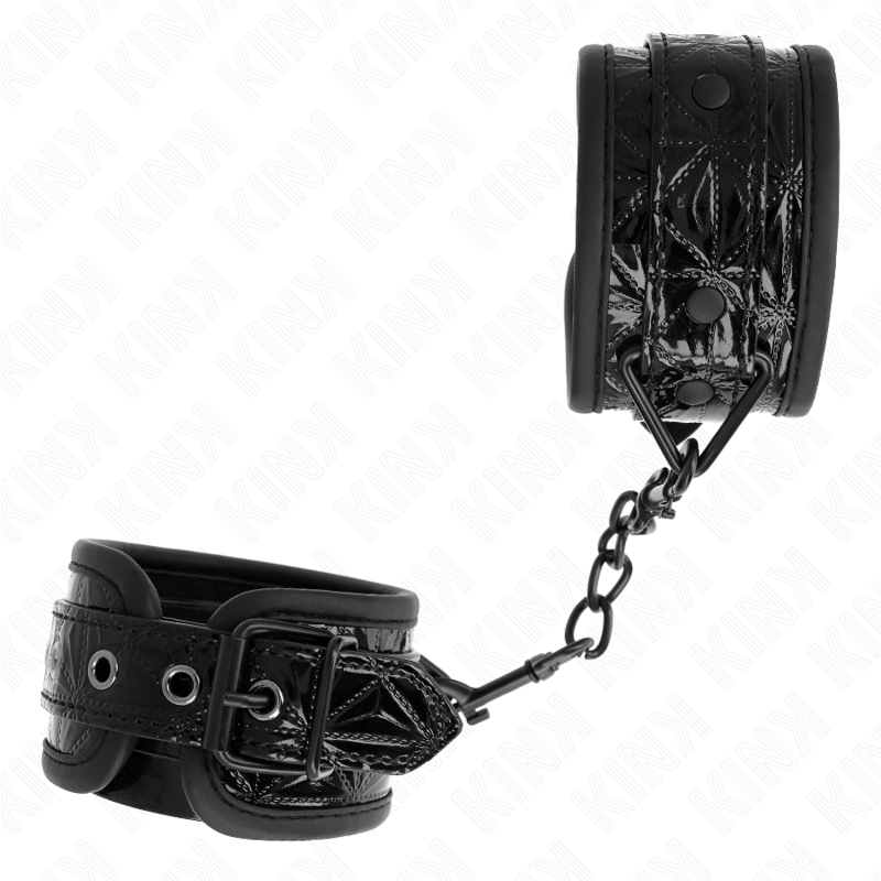KINK - PULSO PADRÃO DIAMANTE PRETO AJUSTÁVEL 17-26 CM X 5,5 CM - Image 3
