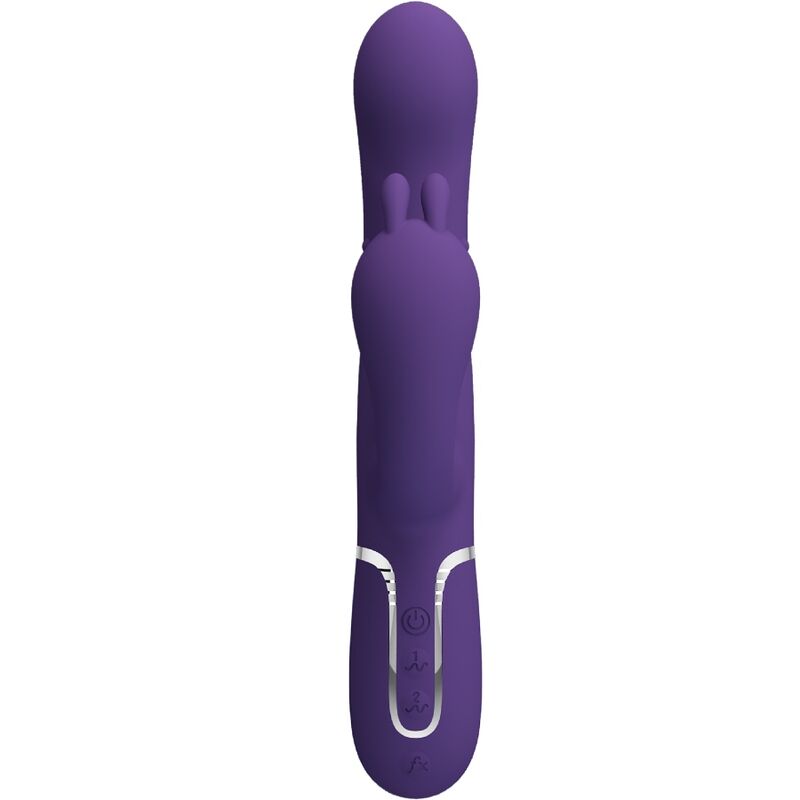 PRETTY LOVE - CAMMY TRIPLE VIBRATEUR MULTIFONCTION 4 EN 1 VIOLET – Image 2