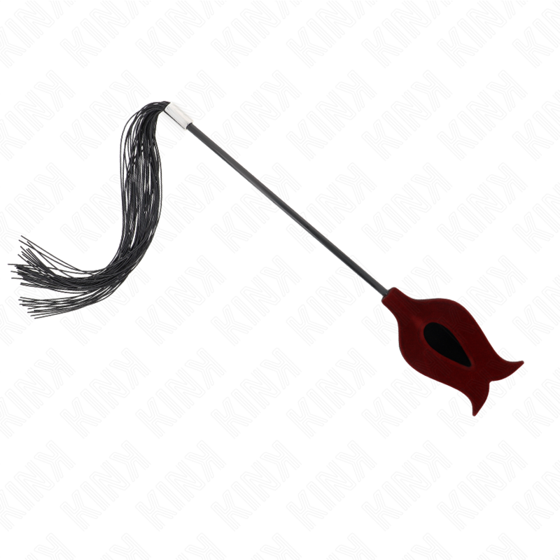 KINK - LÁTIGO DE BORLA DE SILICONA CON FORMA DE ROSA 45 CM - Imagen 4