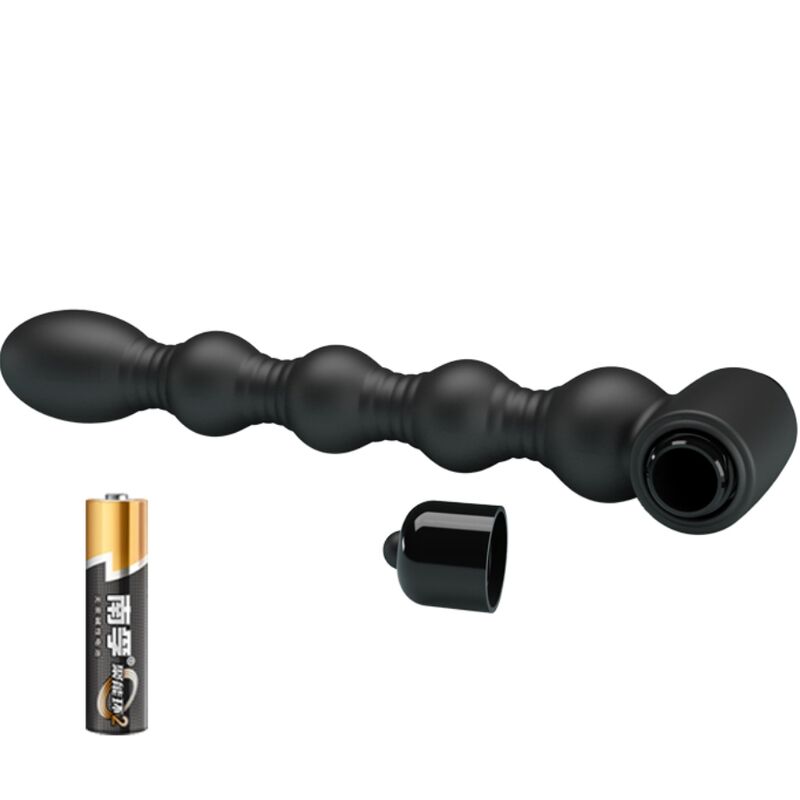 PRETTY LOVE - LYNN PLUG ANAL SILICONA 10 VIBRACIONES NEGRO - Imagen 4