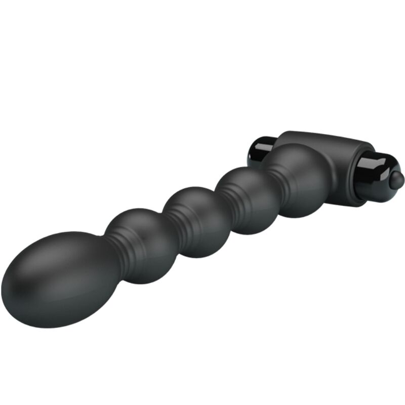 PRETTY LOVE - LYNN PLUG ANAL SILICONA 10 VIBRACIONES NEGRO - Imagen 2