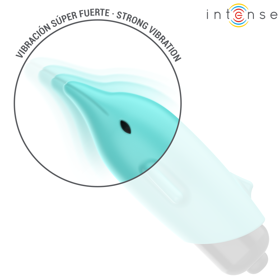 INTENSE - ECHO BALLE VIBRANTE BLEU DAUPHIN 8 X 4,7 CM – Image 5