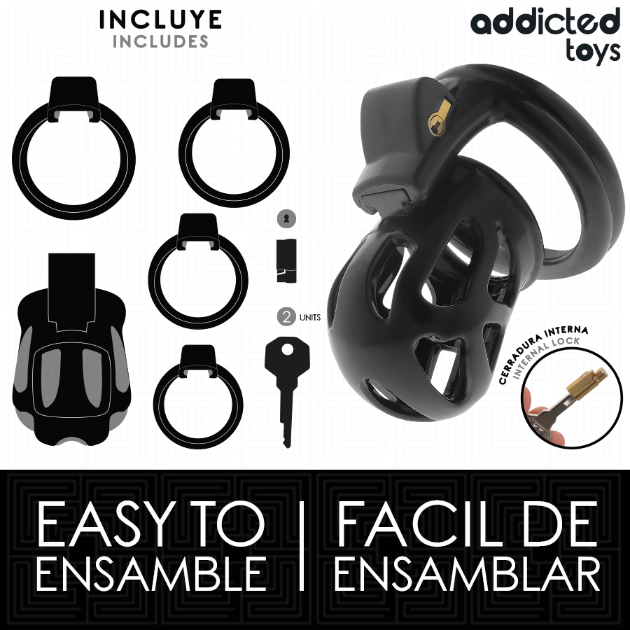 ADDICTED TOYS LOCKED - SILENT KEEP PENISKÄFIG 7,5 CM – Bild 4