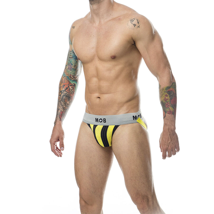 MOB - JOCK CLASICO STRIPE AMARILLO TALLA L - Imagen 2