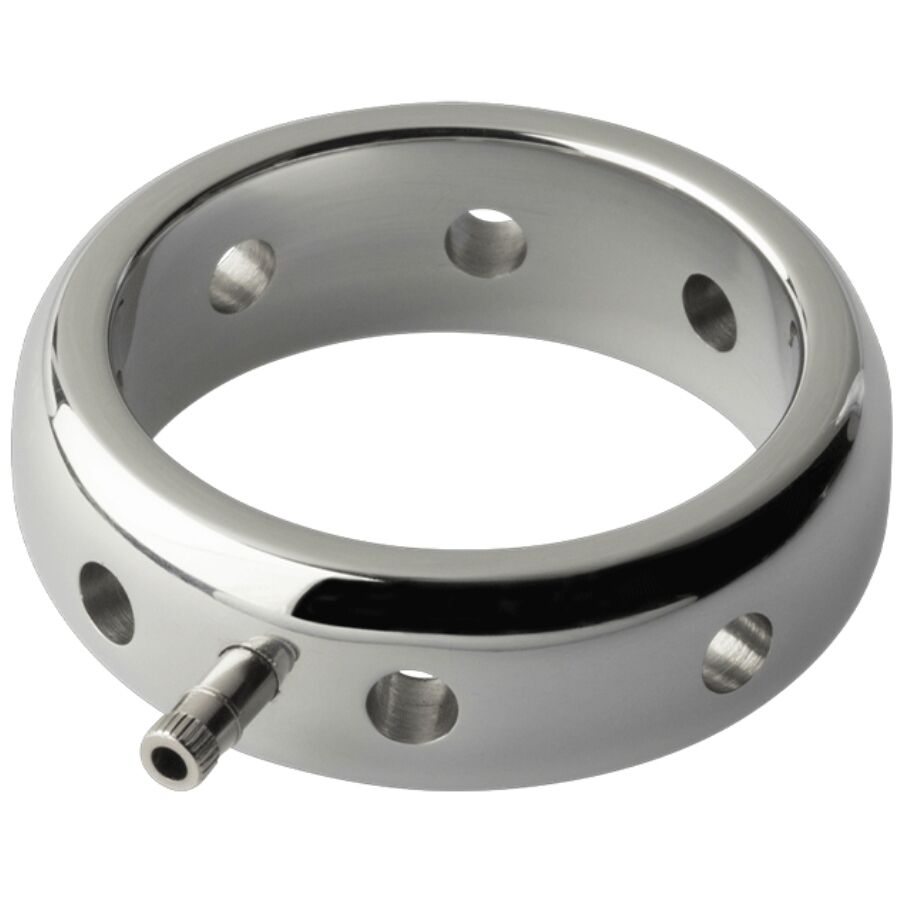 ELECTRASTIM - PRESTIGE ANILLO ELECTROMAGNÉTICO DE METAL PARA EL PENE 34 MM - Imagen 2
