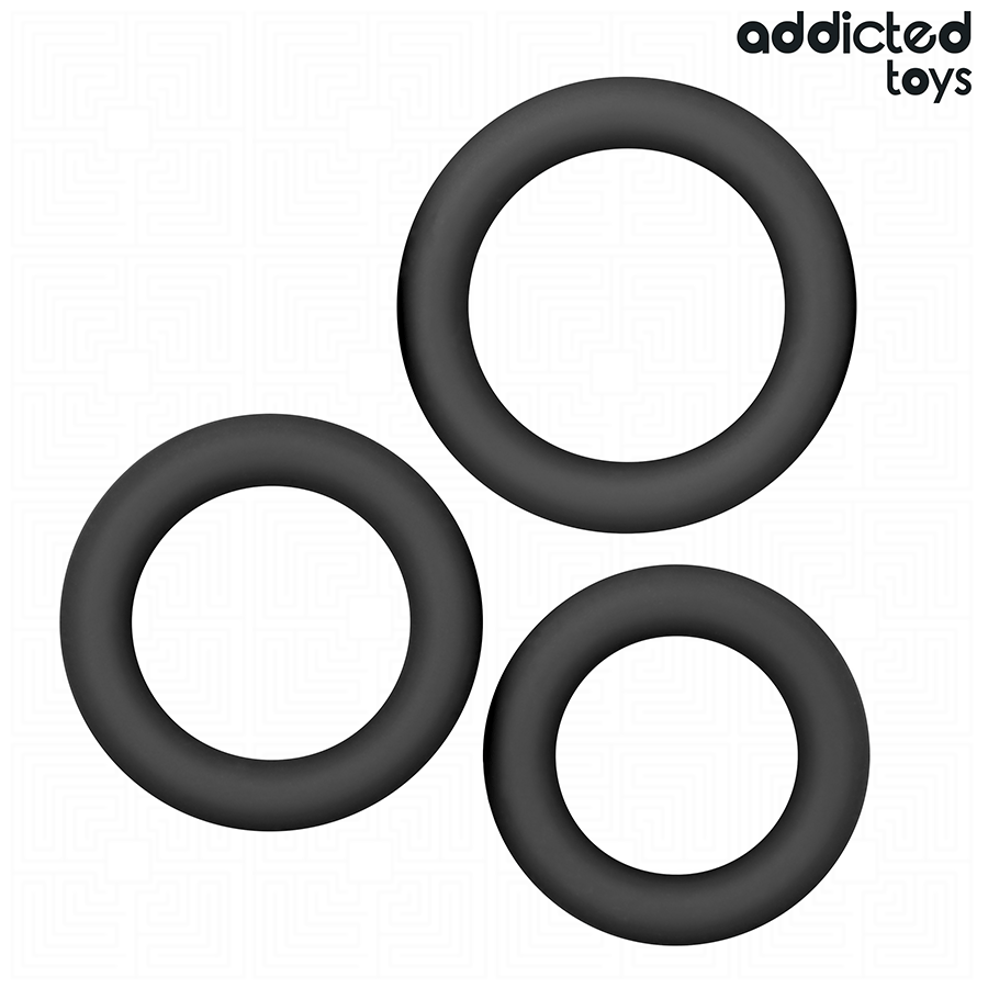 ADDICTED TOYS - SET DE ANILLOS SILICONA MODELO 1 - Imagen 5