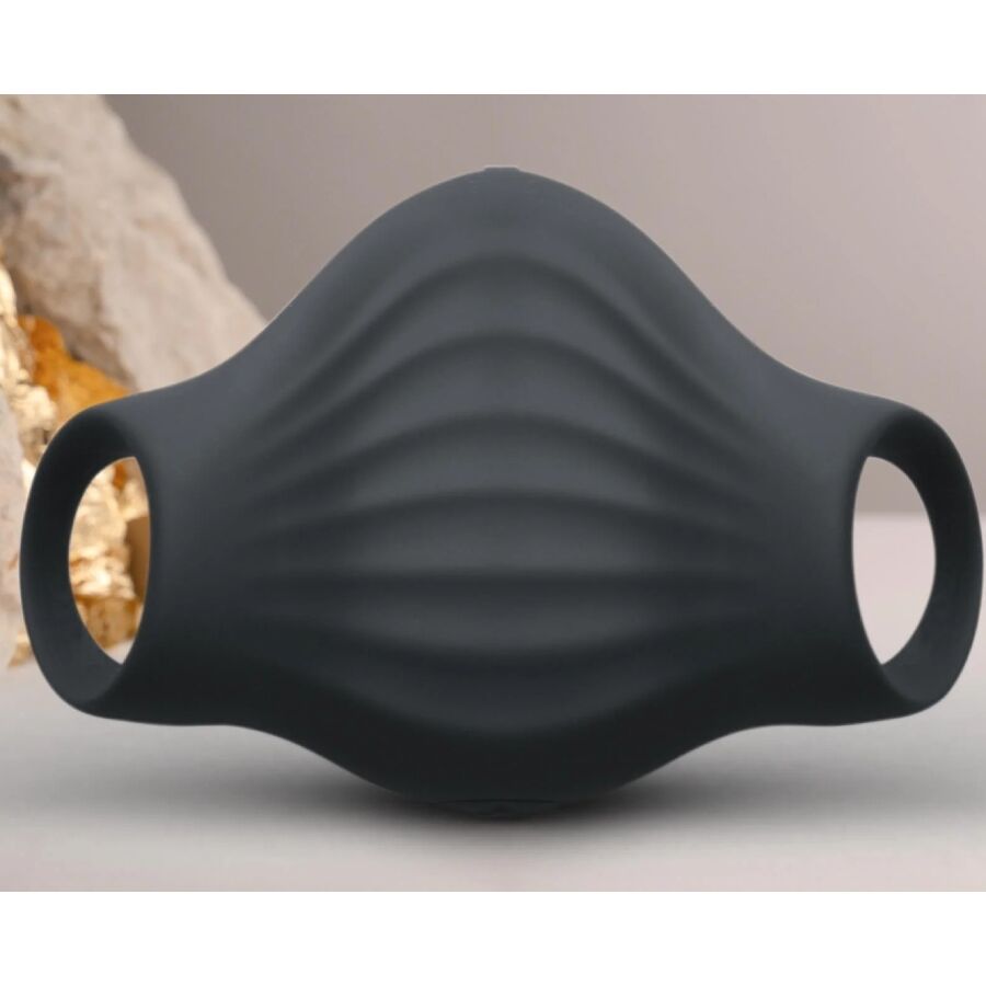 ROCKS-OFF - VIBRATORE FLESSIBILE PALM BLACK MASTURBATOR - immagine 4