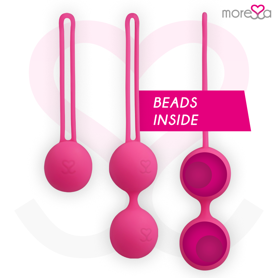 MORESSA - OSIAN SET PREMIUM SILICONA ROSA (Osian One - 51 g Osian Two - 101 g Osian Three 85 g) - Imagen 2