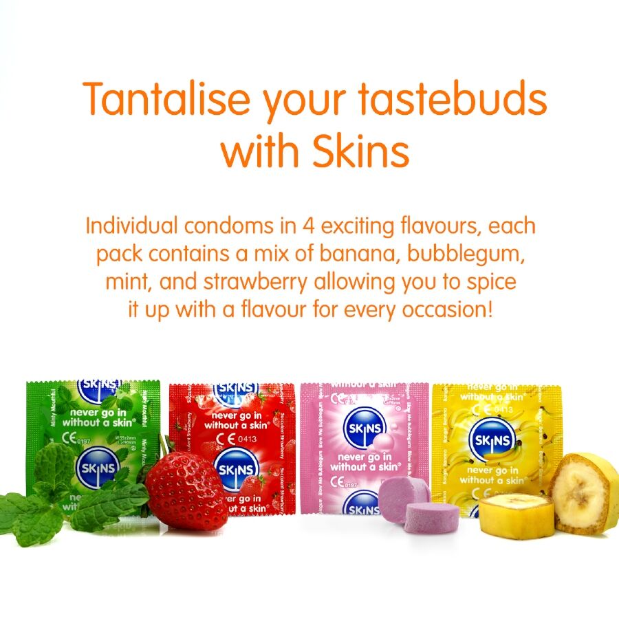 SKINS - MULTI SABORES PRESERVATIVOS PREMIUM PACK 8 - Imagen 3
