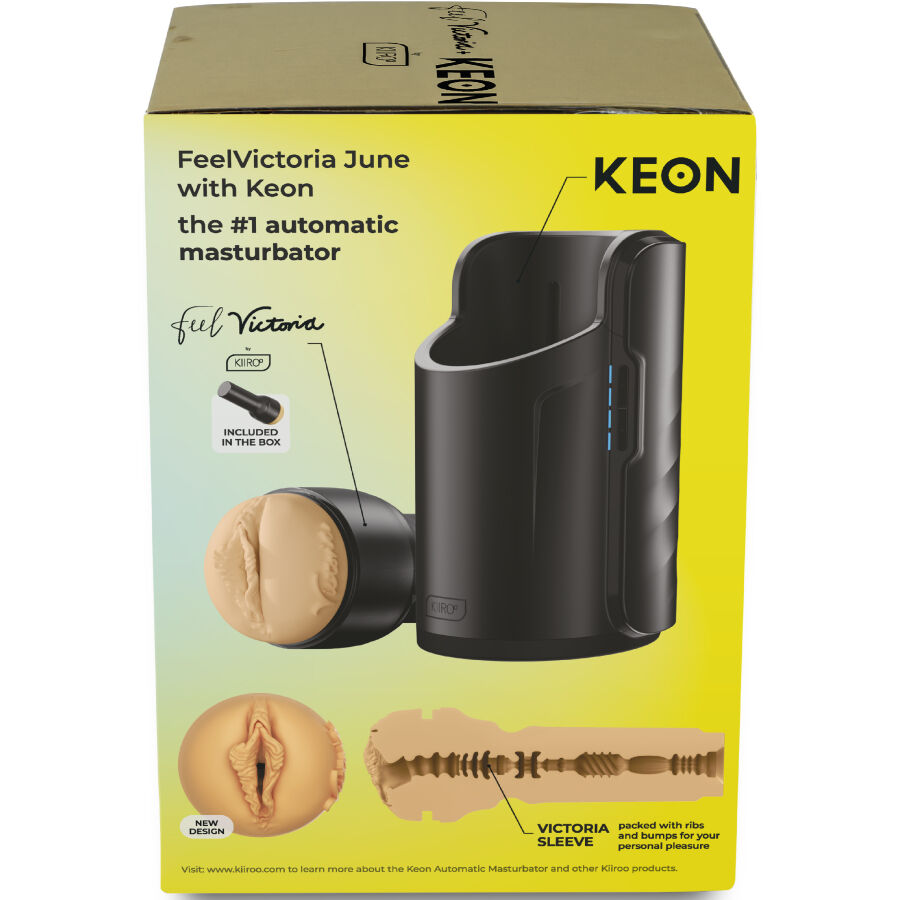 KIIROO - KEON WIFI COMBO VICTORIA JUNE AUTOMATISCHER MASTURBATOR + FEEL STROKER – Bild 3