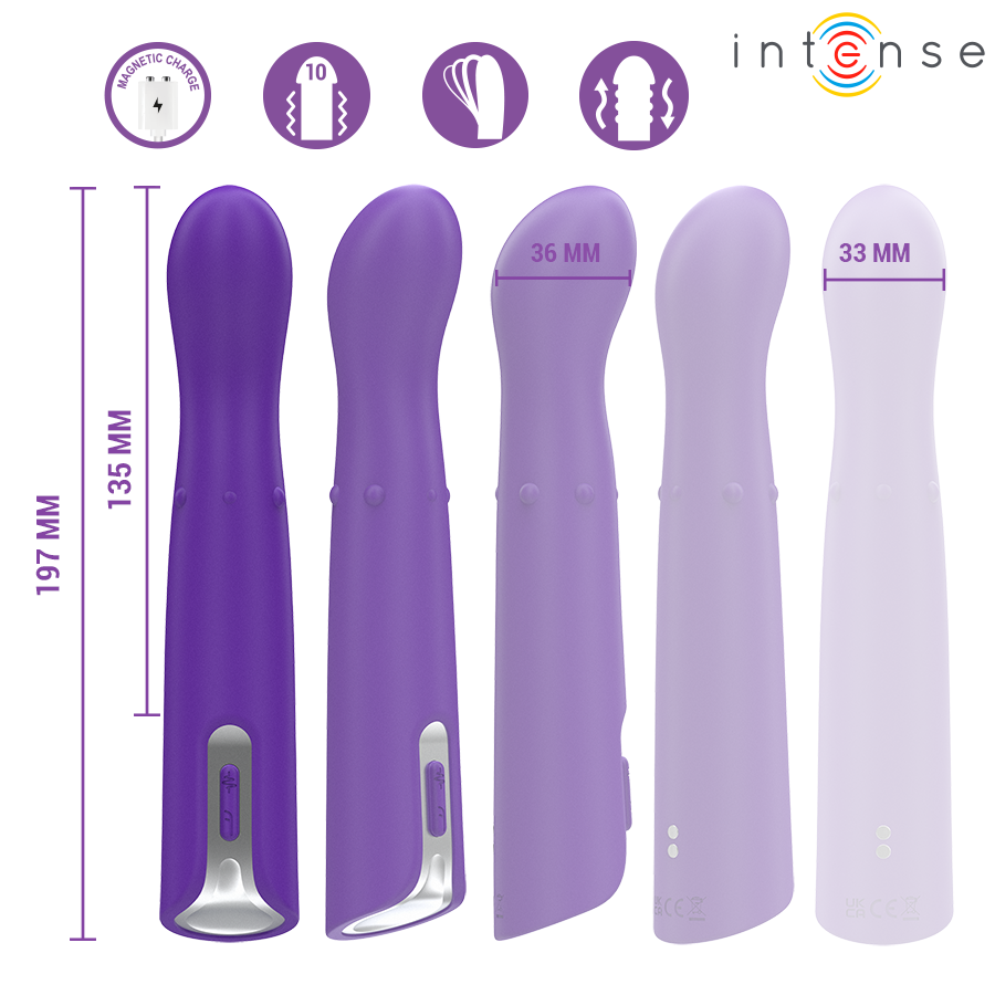INTENSE - HELENA BEADS UP & DOWN WIGGLE VIBRATOR 13,5 CM – Bild 5