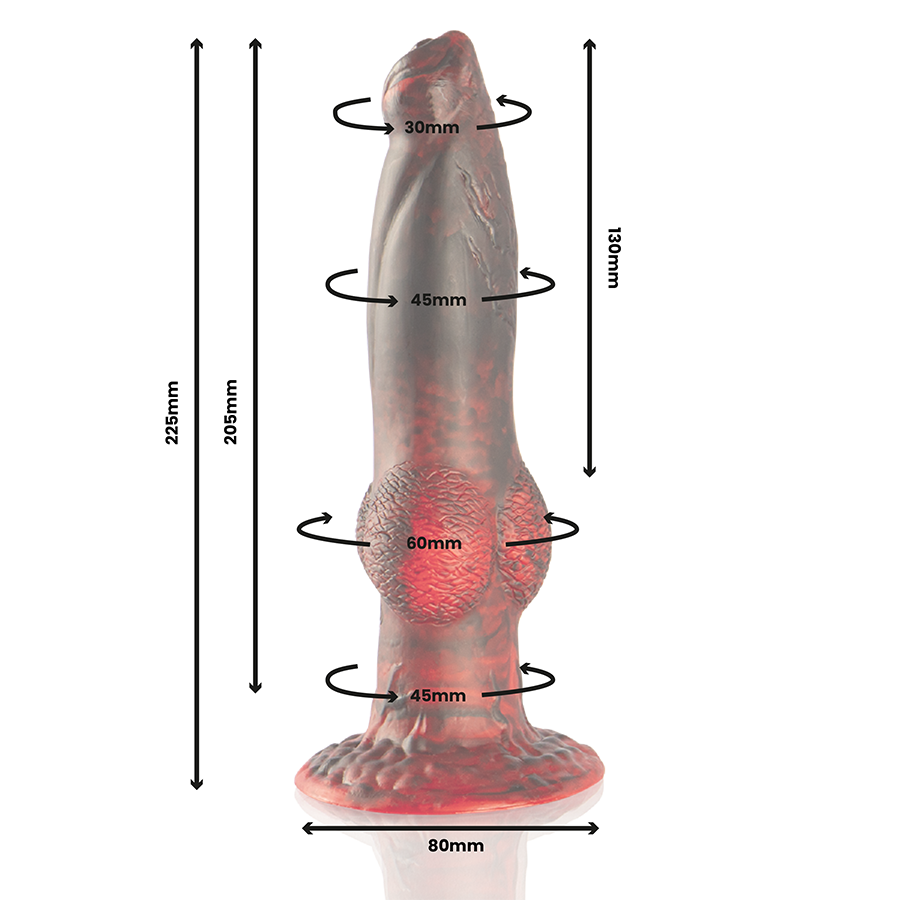 EPIC - PROMETHEUS DILDO TITAN IN FLAMES RECHARGEABLE REMOTE CONTROL - Image 3