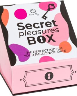 SECRET PLAY - CAJA DE PLACERES PARA PAREJAS DADOS + BALA VIBRADORA + PLUMERO