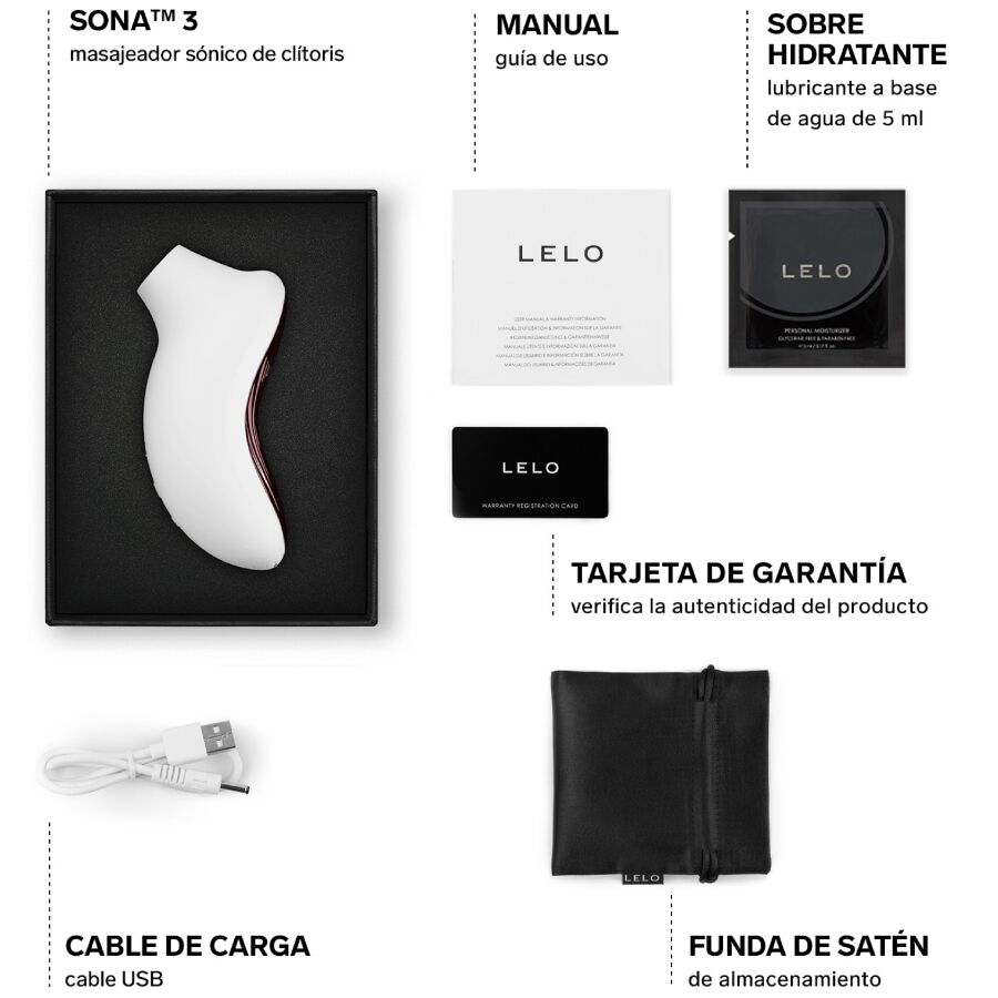 LELO - SONA 3 CRÈME DE MASSAGE CLITORAL SONIC – Image 5