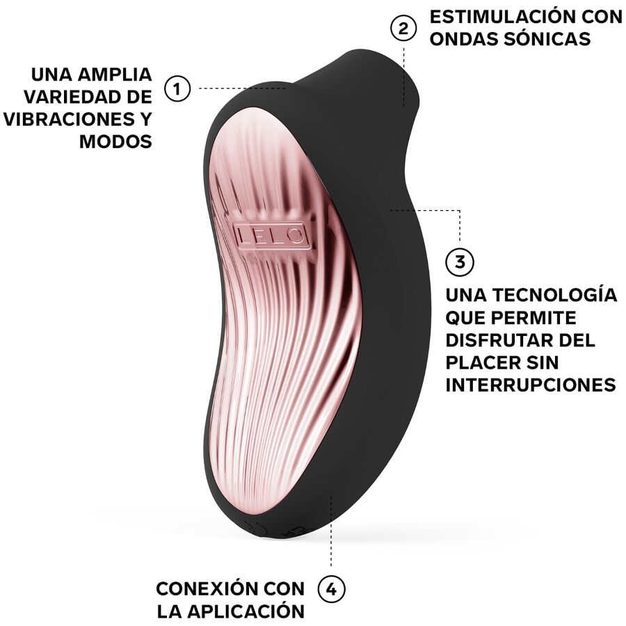 LELO - SONA 3 CRUISE MASSEUR CLITORAL SONIQUE NOIR – Image 4