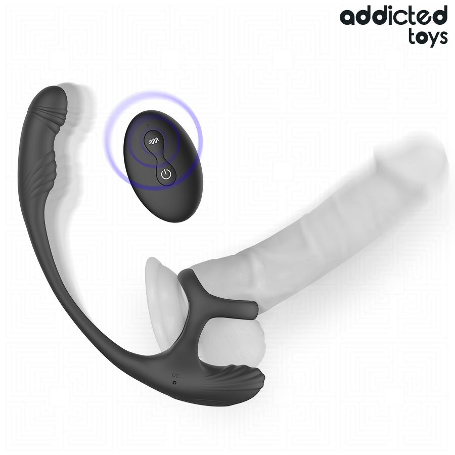 ADDICTED TOYS – ANALPLUG MIT VIBRATION, 360°-WELLUNG UND HODENSTIMULATOR – Bild 4
