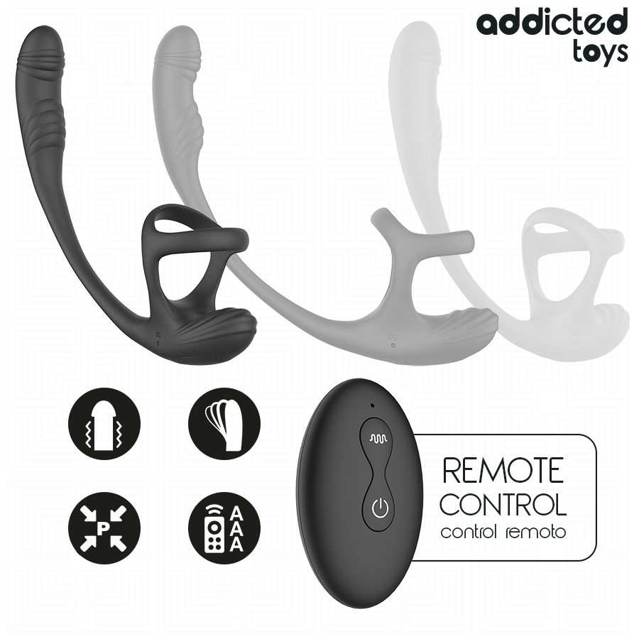 ADDICTED TOYS – ANALPLUG MIT VIBRATION, 360°-WELLUNG UND HODENSTIMULATOR – Bild 5