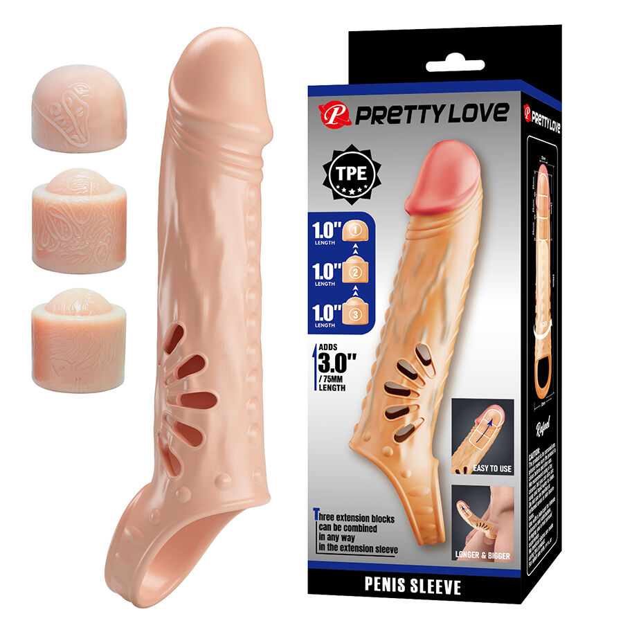 PRETTY LOVE - PENISHÜLLE MIT VERLÄNGERUNGEN – Bild 2