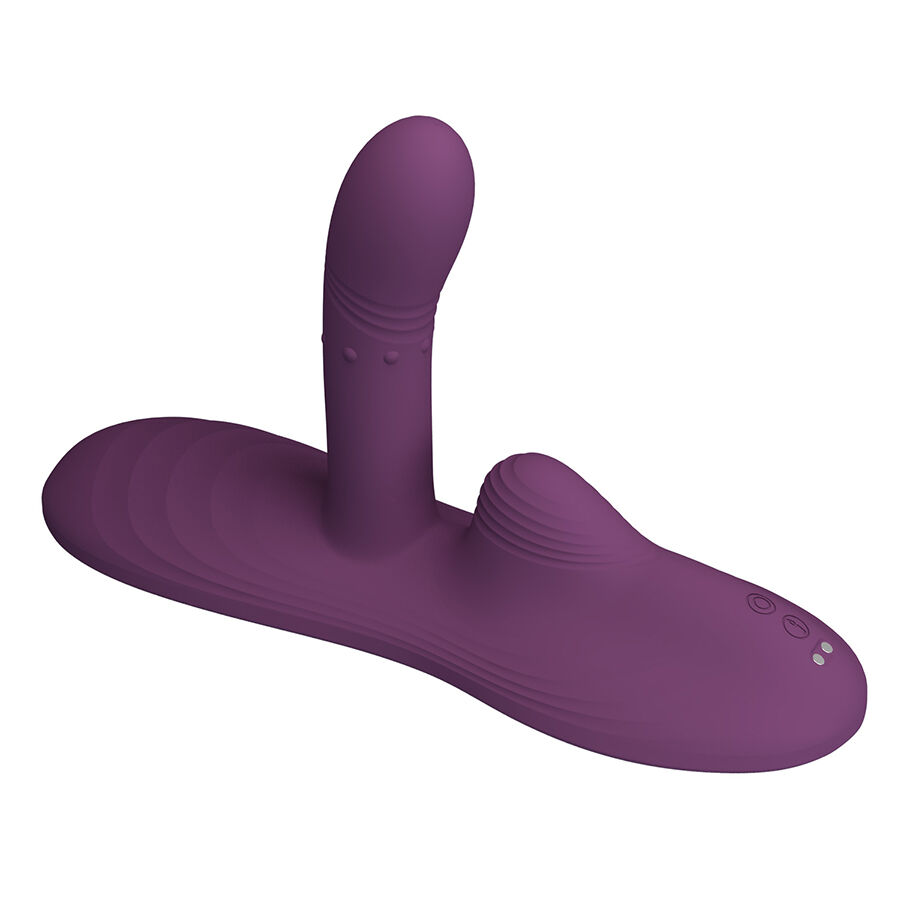 PRETTY LOVE - LUKA SIT-DOWN VIBRADOR CON EFECTO CALOR Y CONTROL REMOTO - Imagen 4