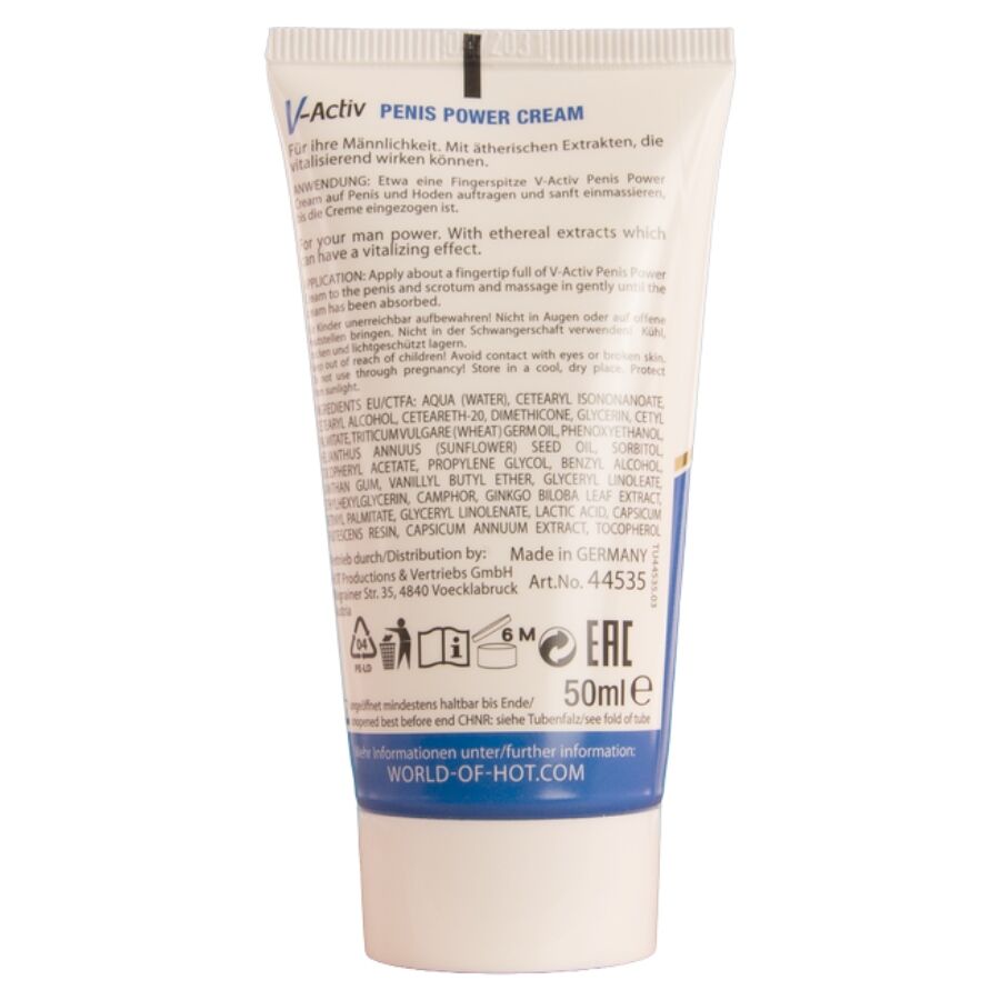 HOT - V-ACTIV PENIS POWER CREAM FOR MEN 50 ML - Image 3
