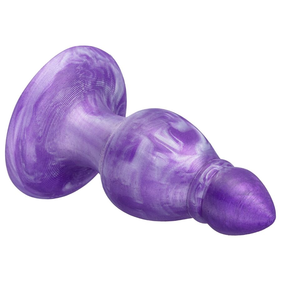 SILEXD - QUEEN ANAL PLUG FANTASY SILICONE LIQUIDE THERMOREACTIVE VIOLET 9,2 CM – Image 4