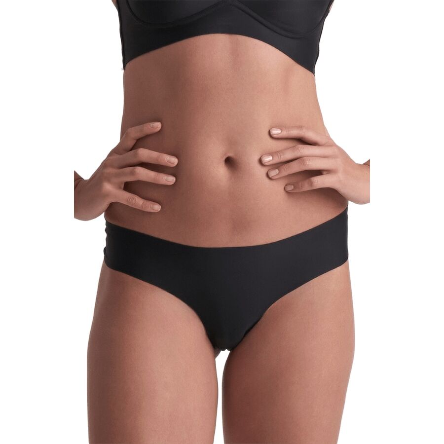 BYE-BRA - INVISIBLE THONG 2 PACK BEIGE & BLACK SIZE S - Image 3