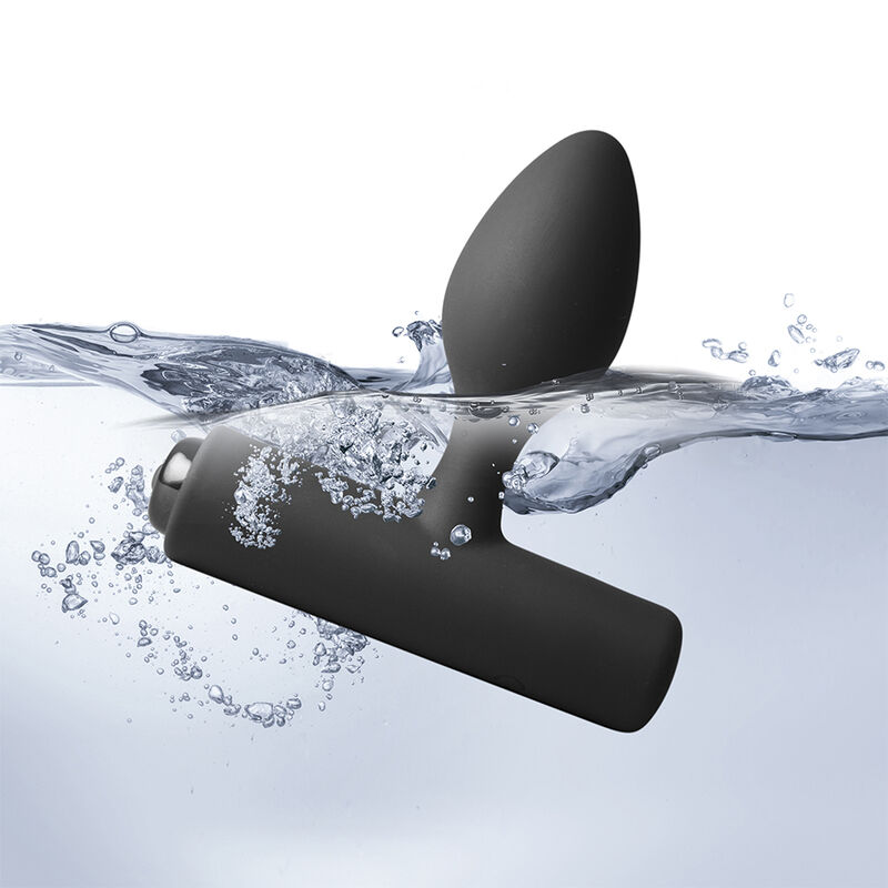 ROCKS-OFF - NOVA SOLARIS PLUG ANAL FINO RECARGABLE 16 FUNCIONES NEGRO - Imagen 5