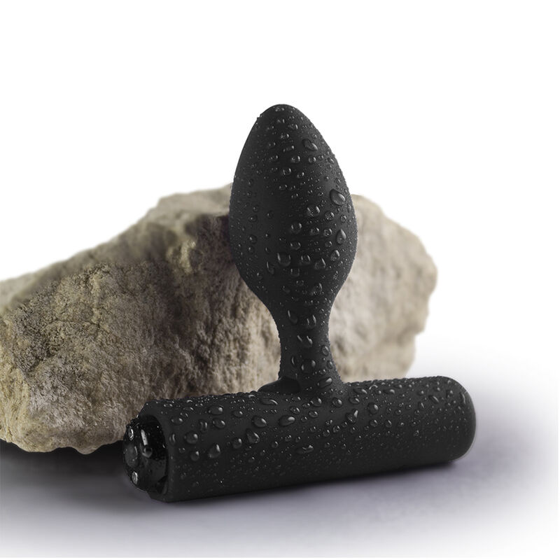 ROCKS-OFF - NOVA SOLARIS PLUG ANAL FINO RECARGABLE 16 FUNCIONES NEGRO - Imagen 4