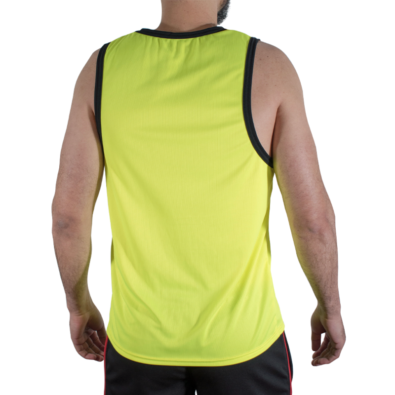 MACHO - CMV001 CAMISETA AMARELA DE GINÁSTICA TAMANHO P/M - Image 2