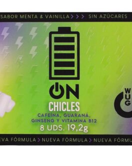 WUG On Energía inmediata en formato chicle BLISTER 8 UDS