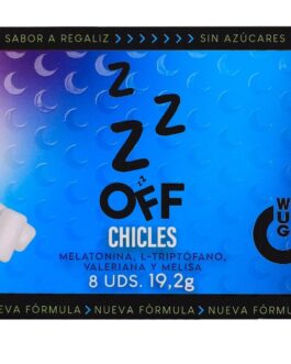 WUG Off - El chicle funcional que te ayuda a relajarte y dormir mejor BLISTER 8 UDS