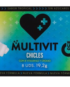 WUG Multivit - El chicle funcional que refuerza tus defensas cada día BLISTER 8 UDS