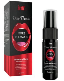INTT - DEEP THROAT MORE PLEASURE SPRAY ORAL SABOR FRESA