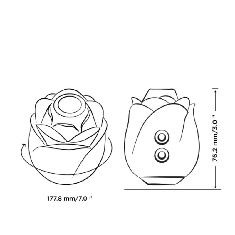ROMP - ROSE 2.0 OUTIL DE SUCCION CLITORIDIENNE EN FORME DE ROSE – Image 5