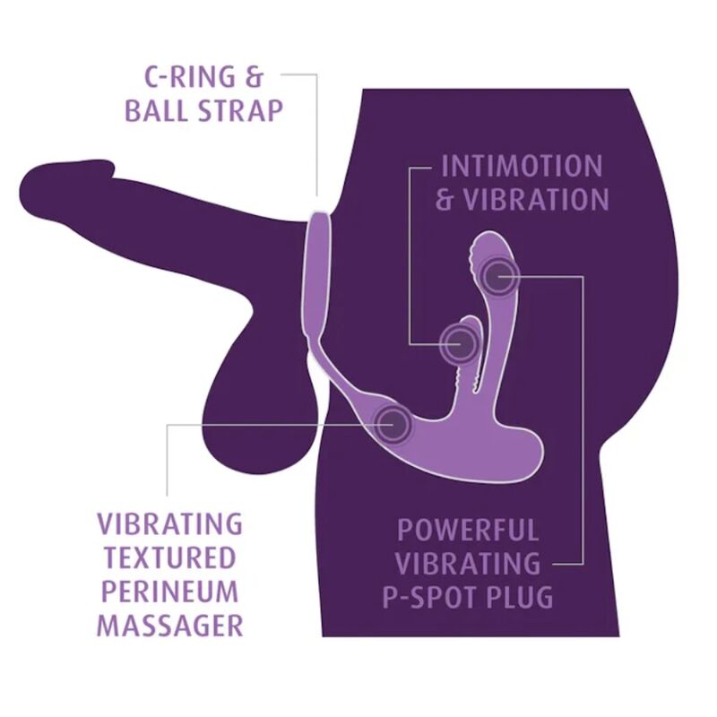 ANAL FANTASY ELITE - STIMULATEUR ANAL ET PÉRINÉAL RECHARGEABLE ASS-GASM INTIMOTION – Image 5