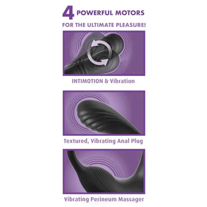 ANAL FANTASY ELITE - STIMULATEUR ANAL ET PÉRINÉAL RECHARGEABLE ASS-GASM INTIMOTION – Image 4