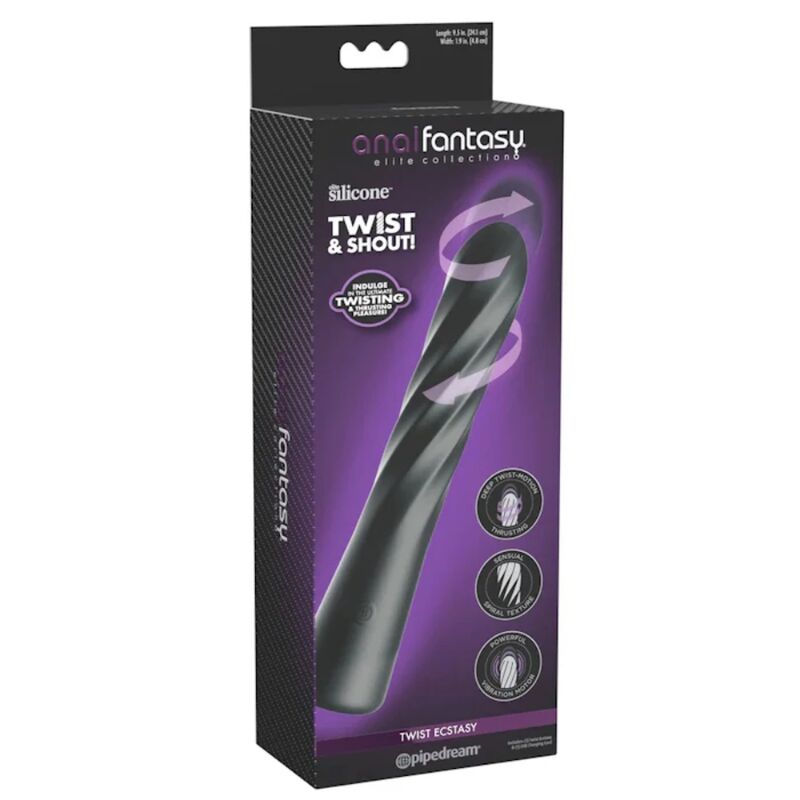 ANAL FANTASY ELITE - TWIST ECSTASY ESTIMULADOR ANAL ROTATIVO RECARREGÁVEL - Image 5