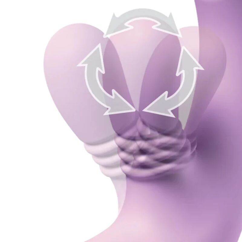 FANTASY FOR HER - INTIMOTION FLUTTER PRO VIBRATEUR LAPIN VIOLET POUR POINT G ET CLITORIAL – Image 3