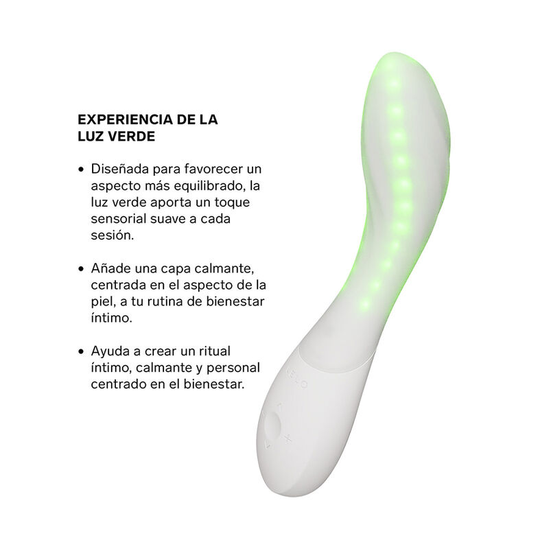 LELO - MONA SPECTRA MASAJEADOR ÍNTIMO CON LUZ ROJA RECARGABLE APP CONTROL - Imagen 5