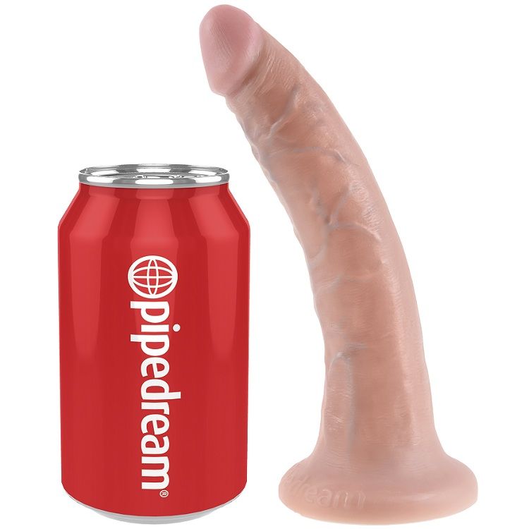KING COCK - 7 DILDO CARNE 17.8 CM - immagine 3