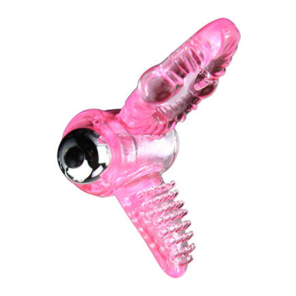 BAILE - SWEET ABS 10 RITMOS RING ANILLO PENE VIBRADOR ROSA - Imagen 2