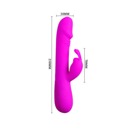 PRETTY LOVE - FLIRTATION VIBRADOR CON RABBIT CLEMENT - Imagen 5