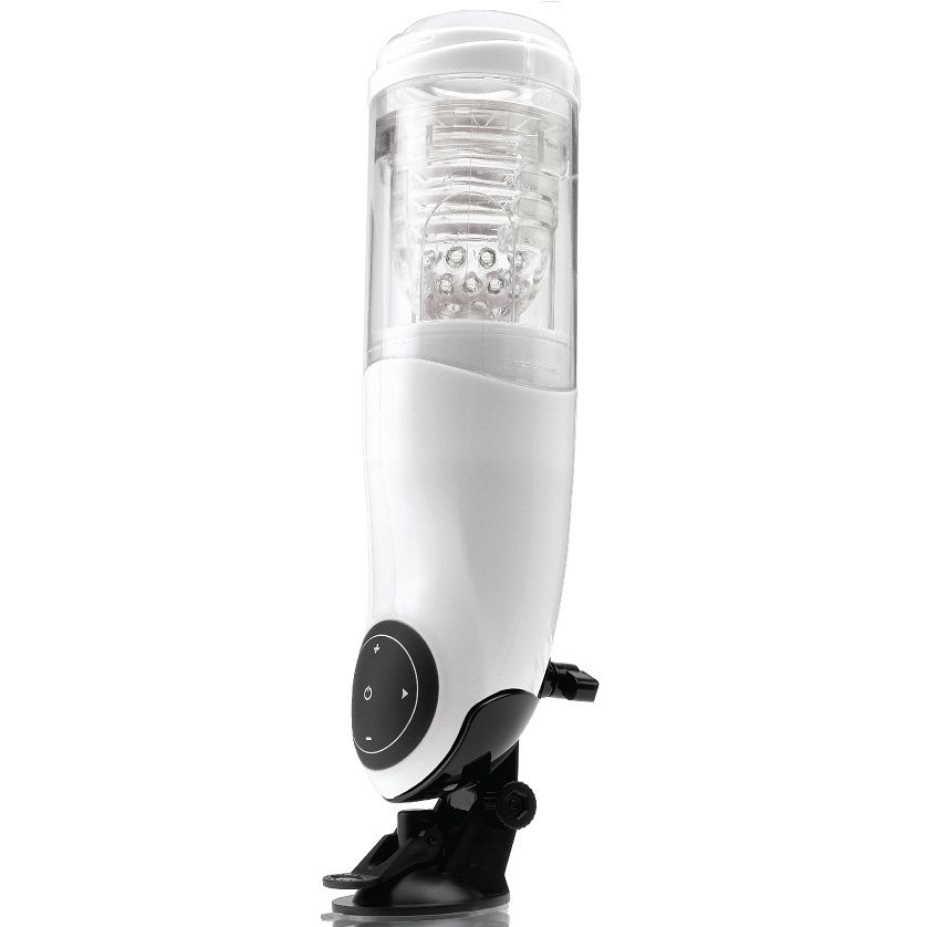 EXTREME TOYZ - PDX MEGA BATOR USB MASTURBATORE MASCHIO VAGINA BIANCO - immagine 2