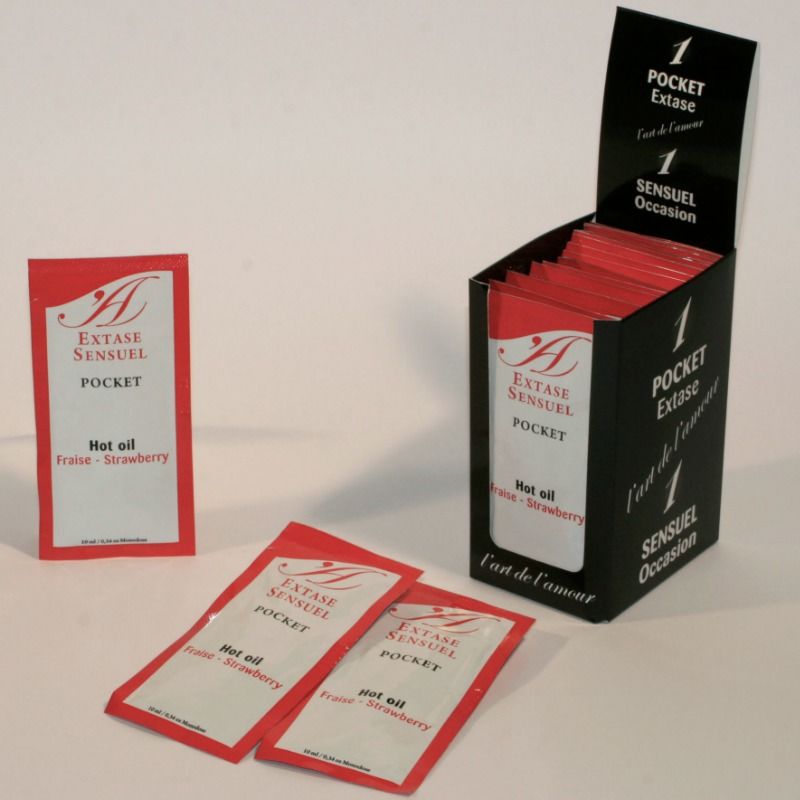 EXTASE SENSUAL - ERDBEER STIMULIERENDES ÖL 10 ML – Bild 2