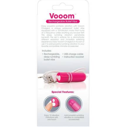 SCREAMING O - BALA VIBRADORA RECARGABLE VOOOM ROSA - Imagen 3