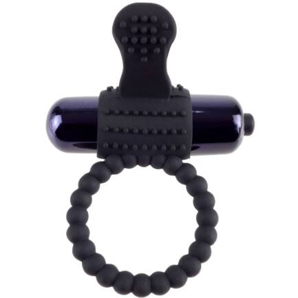 FANTASY C-RINGZ - ANILLO VIBRADOR DE SILICONA NEGRO - Imagen 2