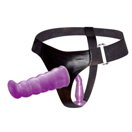 BAILE - WEIBLICHES ANAL UND VAGINALGESCHIRR FLIEDER G-PUNKT 17 CM – Bild 3