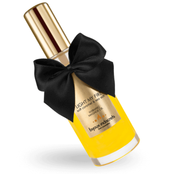 BIJOUX - ACEITE MASAJE EFECTO CALOR AROMA CARAMELO - Imagen 3